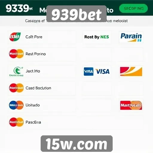 Explore os métodos de pagamento na 939bet